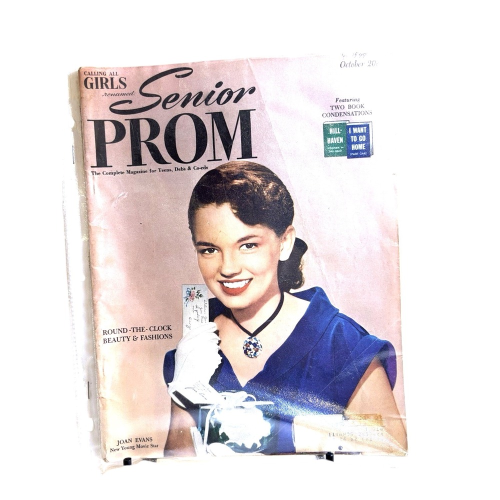 1940s MCM 2 SENIOR PROM Magazines- October 1949 & November - IN PLASTIC